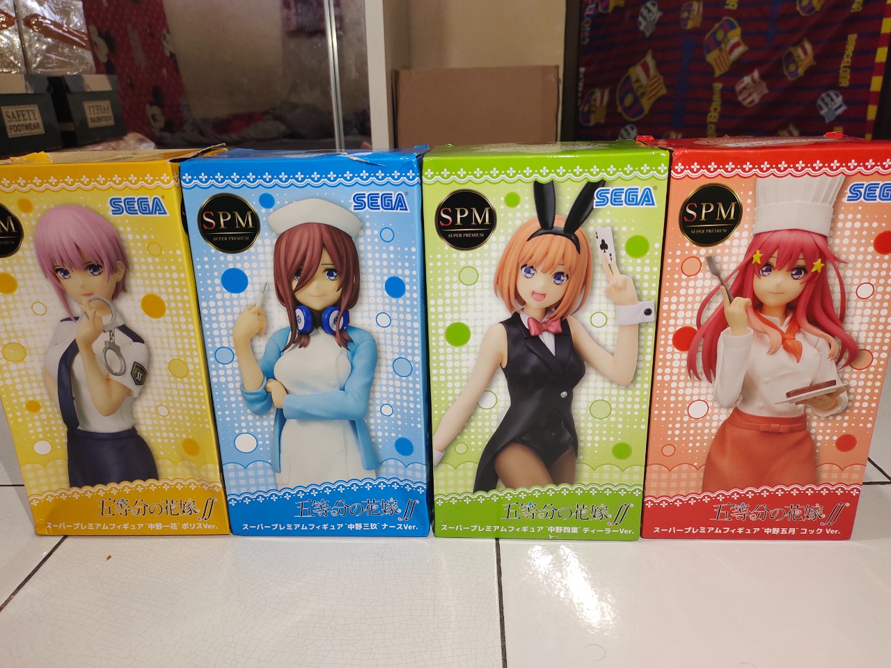 Paket Sega SPM Gotoubun no Hanayome ∬ Figure