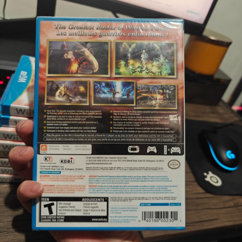 New Sealed Nintendo Wii U Game Warriors Orochi 3 Hyper