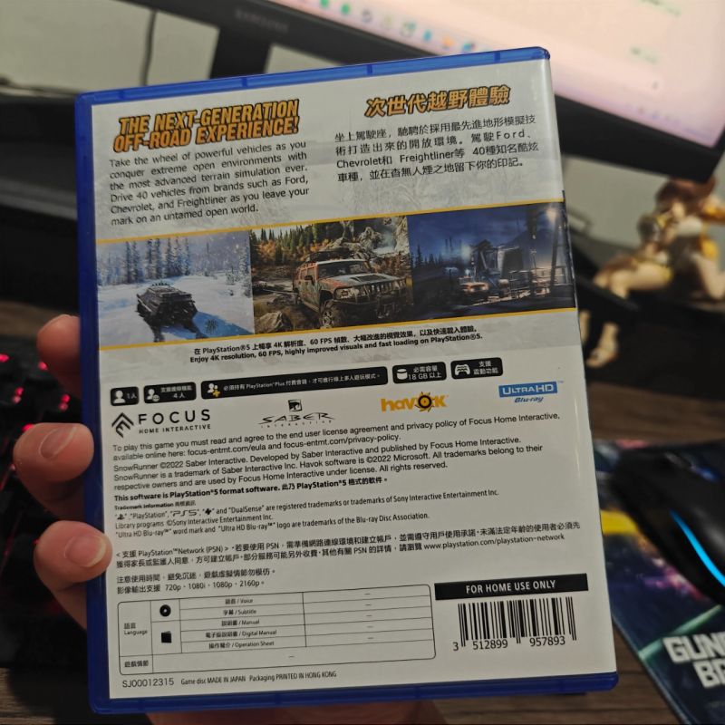 HYBRID AUCTION PS5 Game Snow Runner