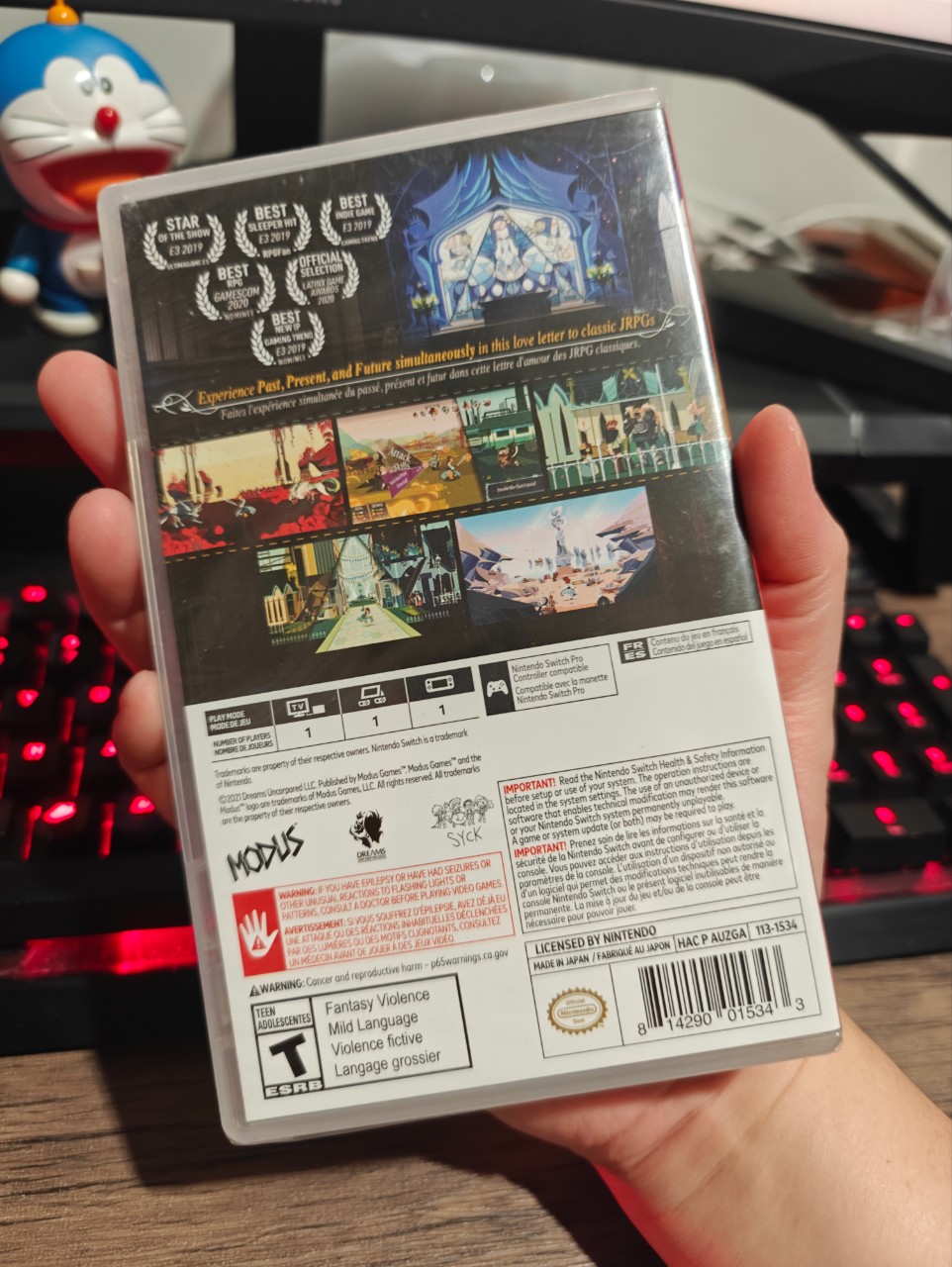 Nintendo Switch Game Cristales New Sealed