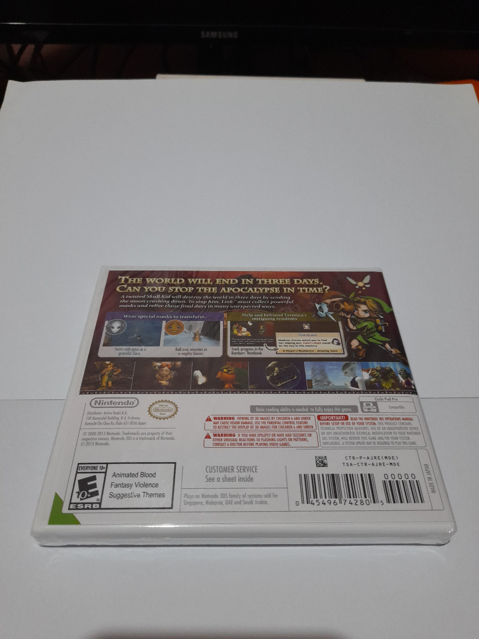 The Legend of Zelda - Majora's Mask 3D - USA MDE [Game Nintendo 3DS]