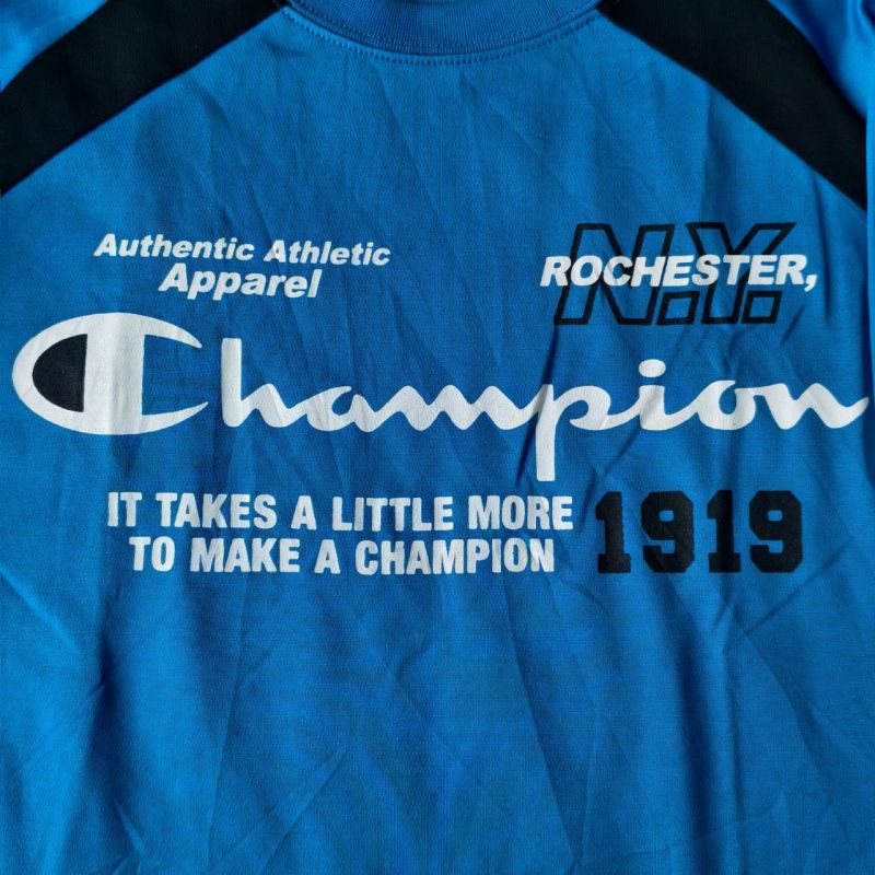 Champion Long Sleeve Tee – Blue Edition