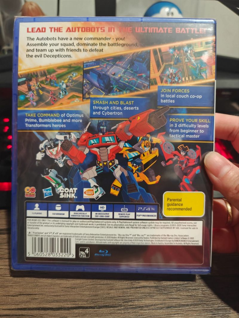 New Sealed PS4 Game Transformers Battleground