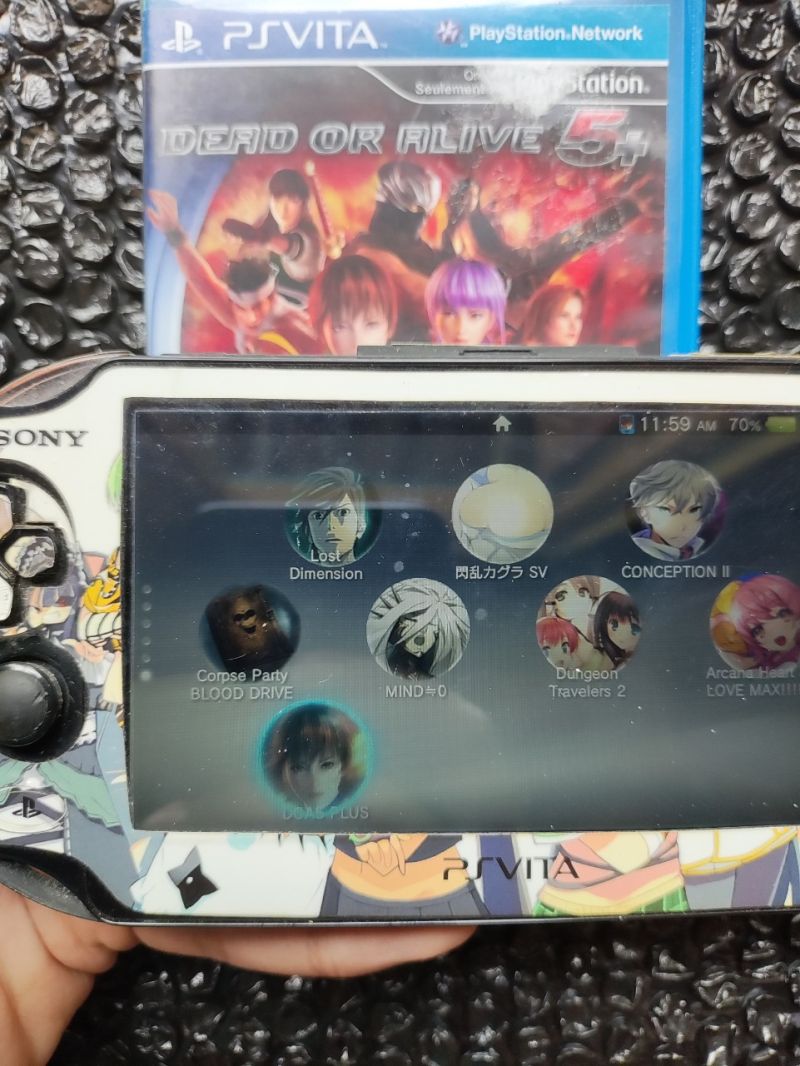 Ps Vita Dead or Alive 5 Plus
