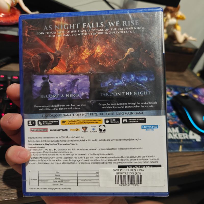 HYBRID AUCTION PS5 Game Elden Ring Nightreign