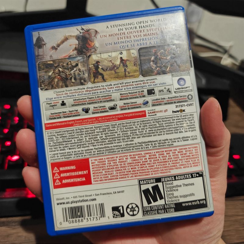 PSVita Game Assasin Creed Liberations