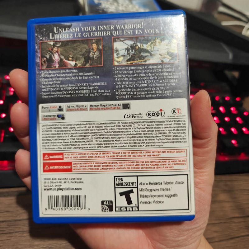 PSVita Game Dynasty Warriors 8 Xtreme Legends