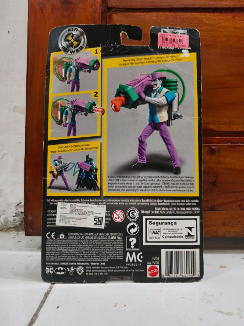 The Joker Batman Missions Air power 6 inch Original Mattel