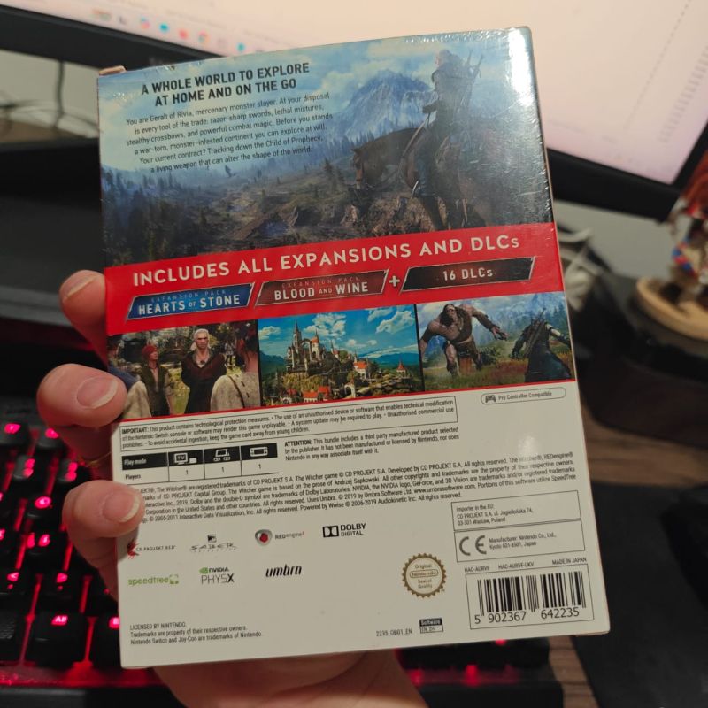 [HYBRID AUCTION GAP 519] Nintendo Switch Game The Witcher 3 Wild Hunt Complete Edition