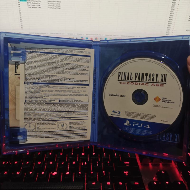 [HYBRID AUCTION] PS4 Game Final Fantasy XII The Zodiac Age