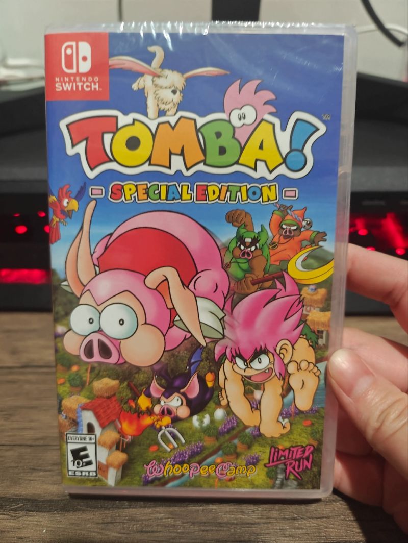 HYBRID AUCTION Pure US Limited Run Item Nintendo Switch Game Tomba Special Edition