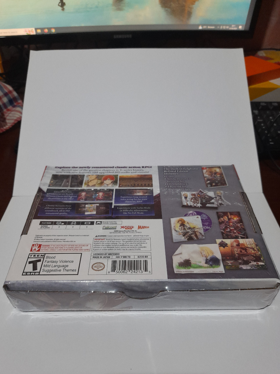 Ys Memoire - The Oath in Felghana (Refined Edition) - Pure USA [Game Nintendo Switch]