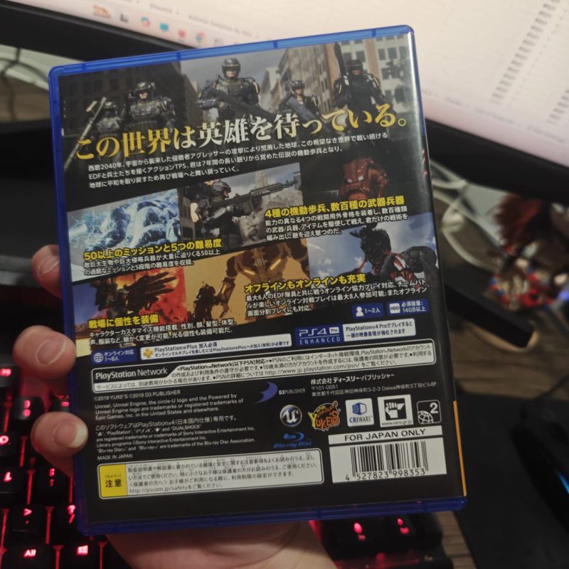 [HYBRID AUCTION] PS4 Game Earth Defense Force Iron Rain ENGLISH