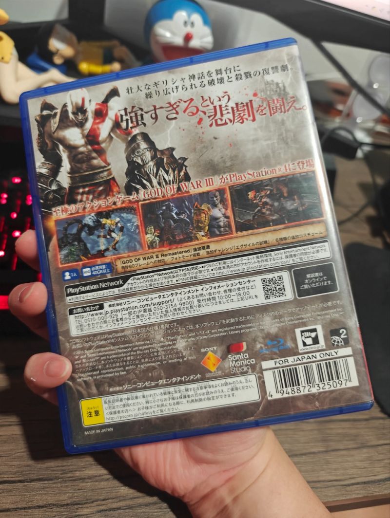 PS4 Game God of War 3 Remastered English