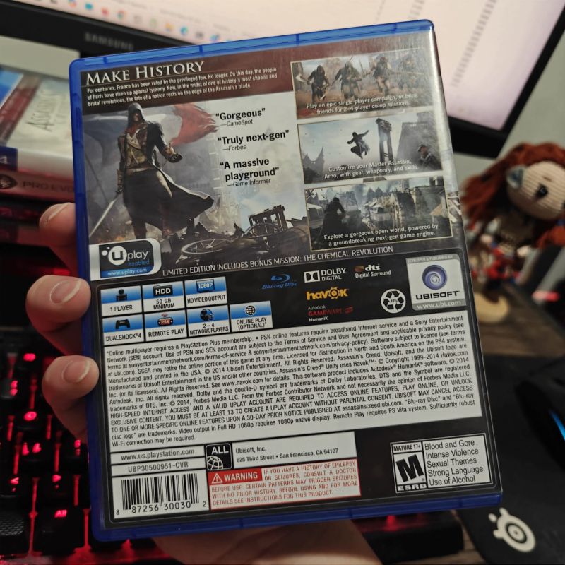 [HYBRID AUCTION] PS4 Game Assasin Creed Unity