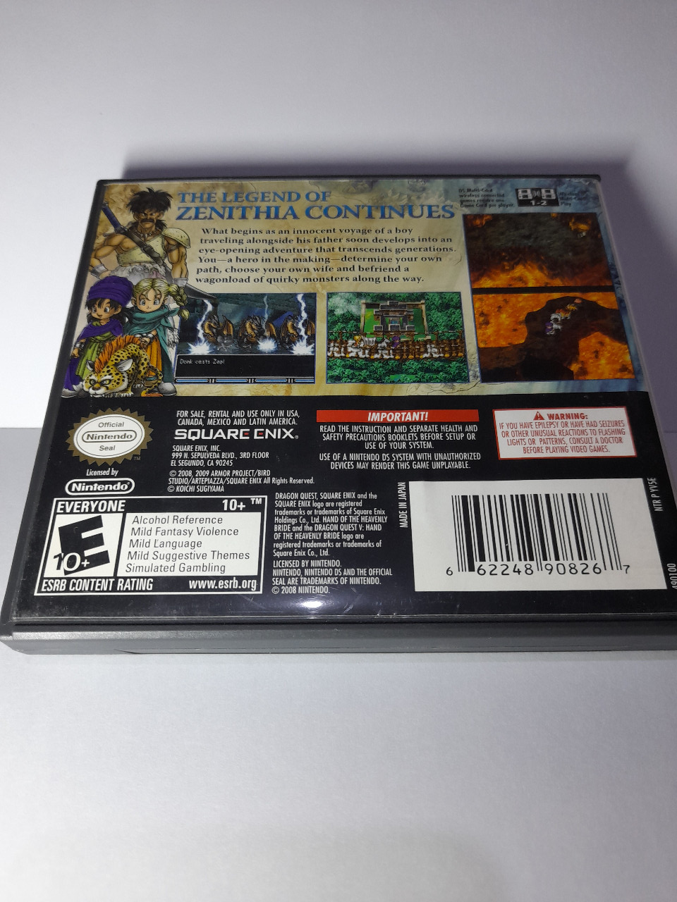 Dragon Quest V : Hand of the Heavenly Bride - USA Second / Bekas  [Game Nintendo NDS DS]