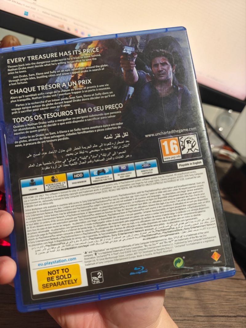 PS4 Game Uncharted 4