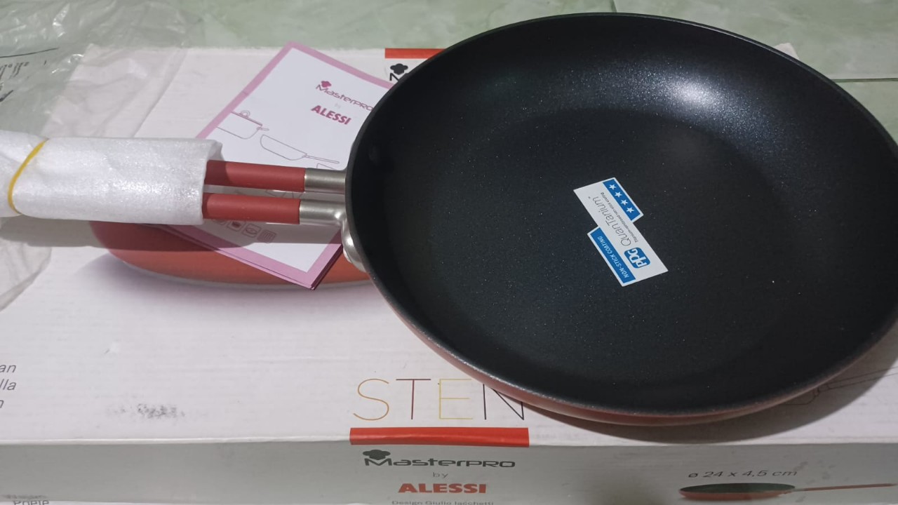 Bergner Masterpro by Alessi STEN Frying pan wajan teflon