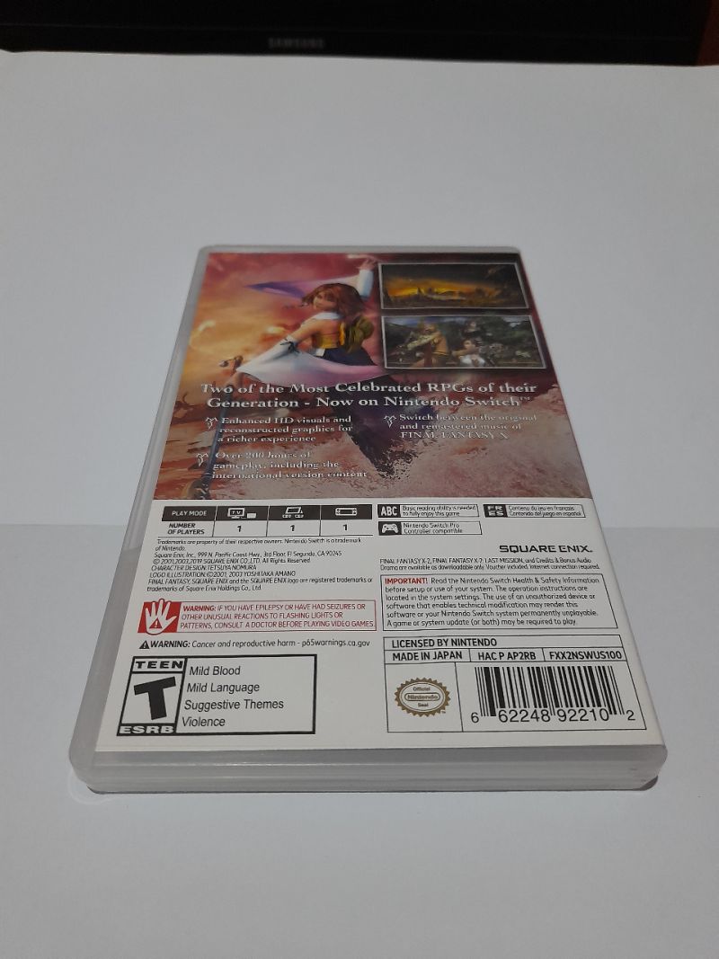 Final Fantasy X X-2 HD Remaster - Pure USA Second / Bekas [Game Nintendo Switch]