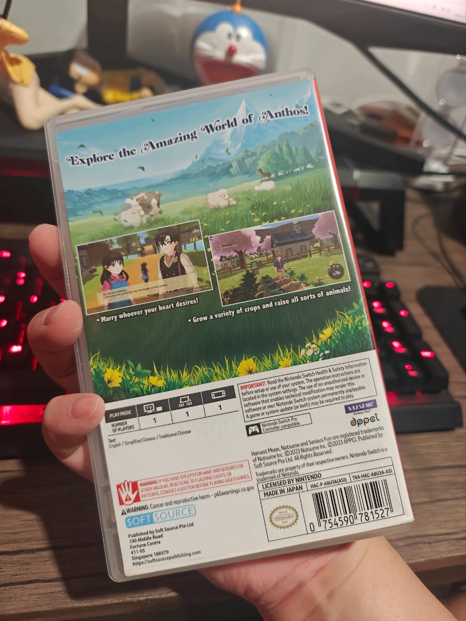 Nintendo Switch Game Harvest Moon The Wind of Anthos