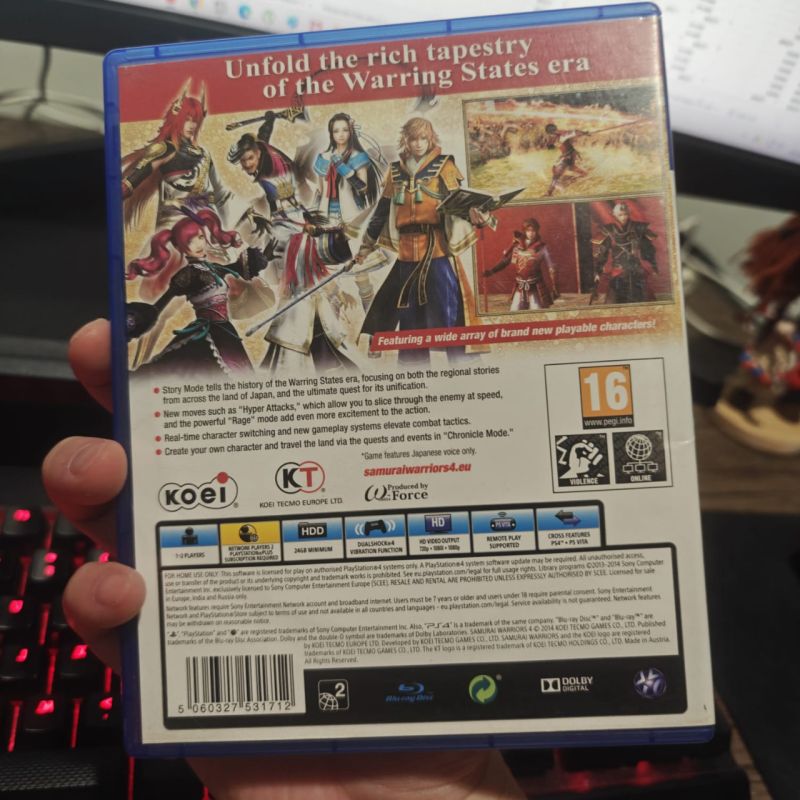 [HYBRID AUCTION] PS4 Game Samurai Warriors 4