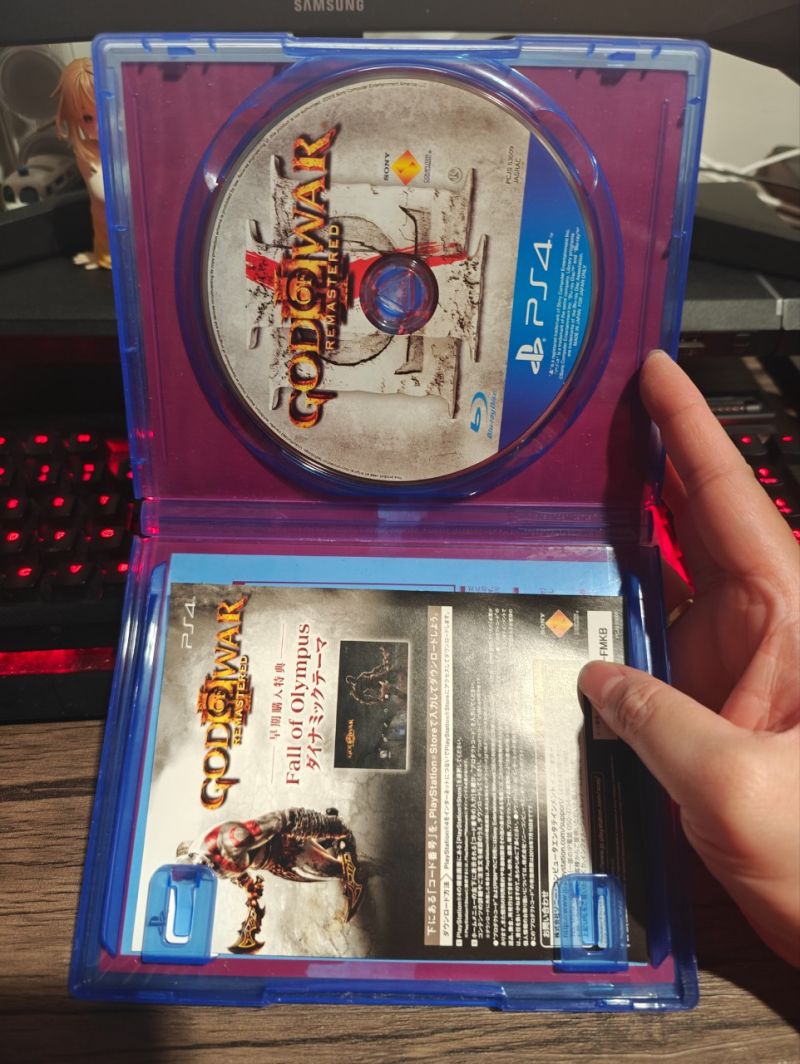 PS4 Game God of War 3 Remastered English