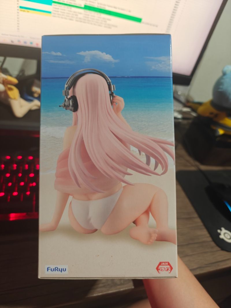 Noodle Stopper Figure White Bikini ver Super Sonico