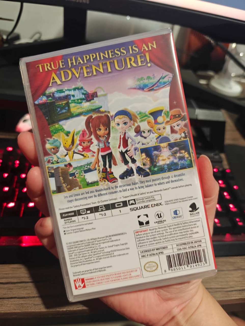 NINTENDO SWITCH GAME NEW SEALED BALAN WONDERWORLD