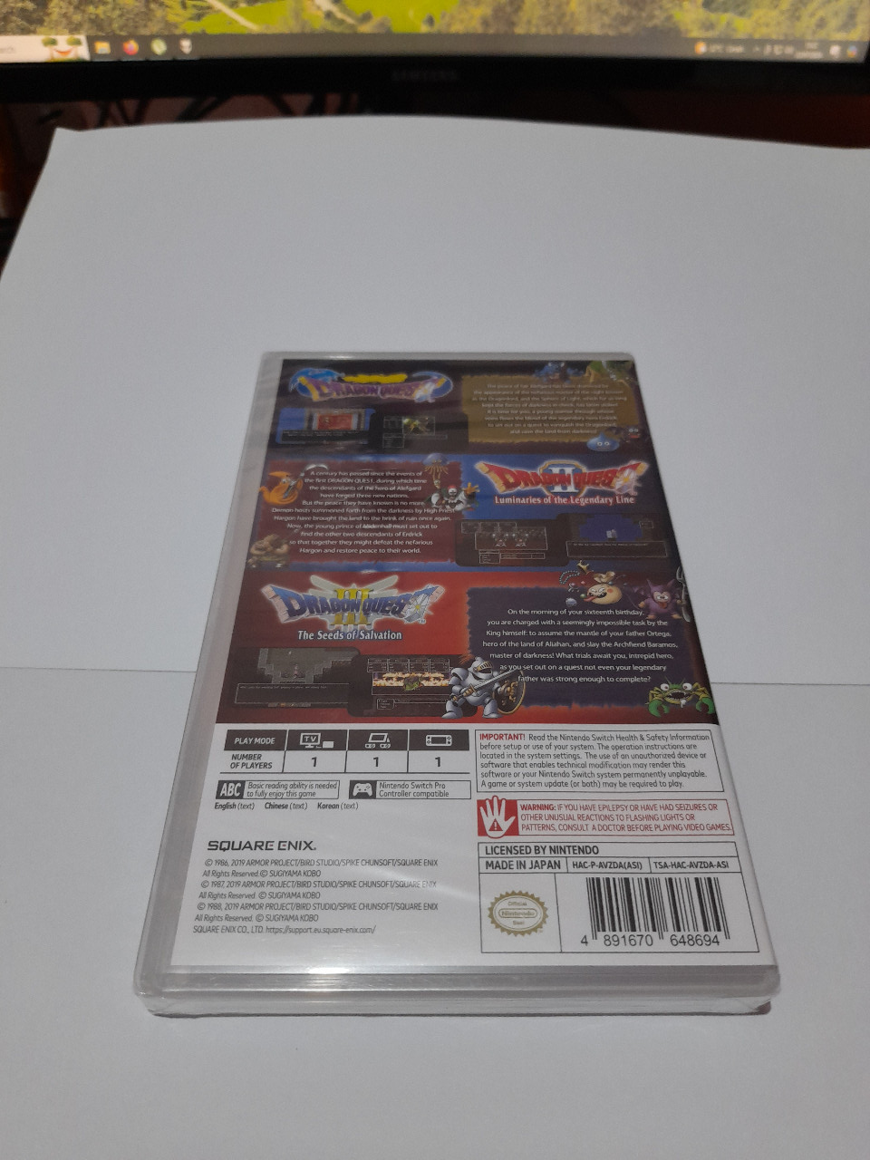Dragon Quest 1+2+3 Collection - ASIA [Game Nintendo Switch]