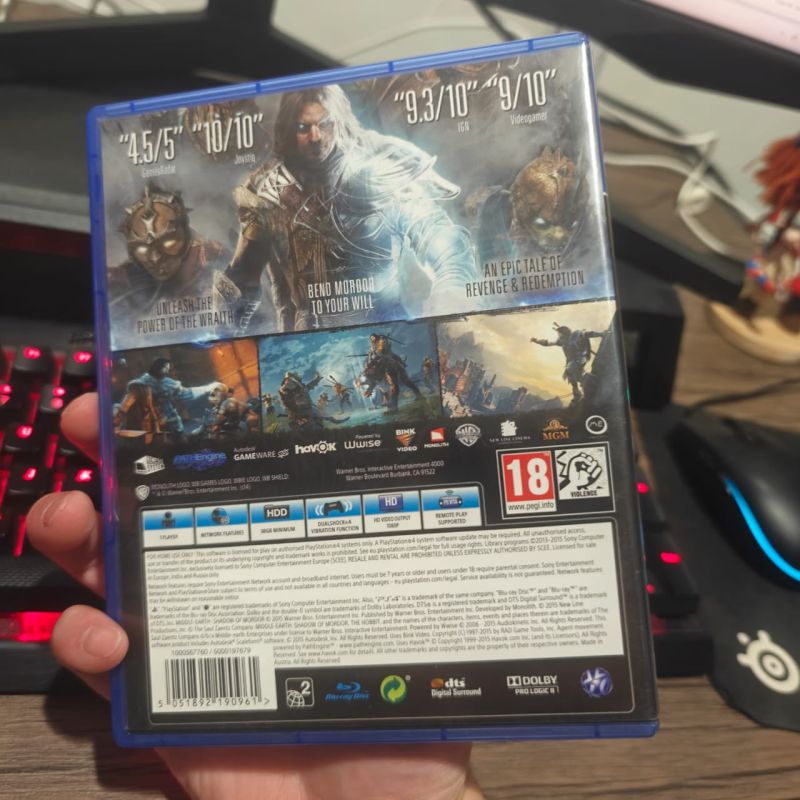 [HYBRID AUCTION] PS4 Game Shadow of Mordor GOTY