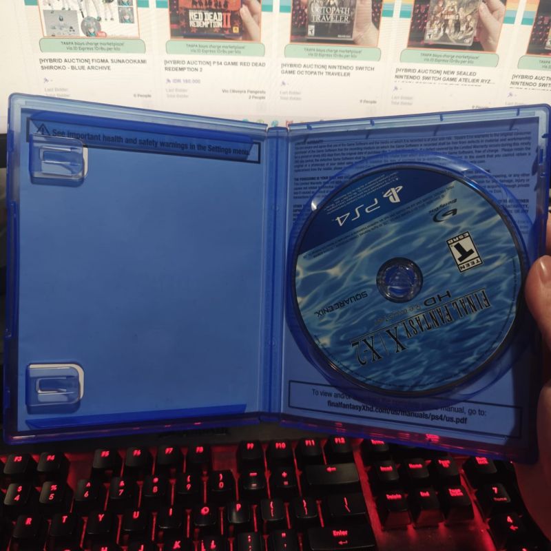 [HYBRID AUCTION] PS4 Game Final Fantasy X HD Remaster