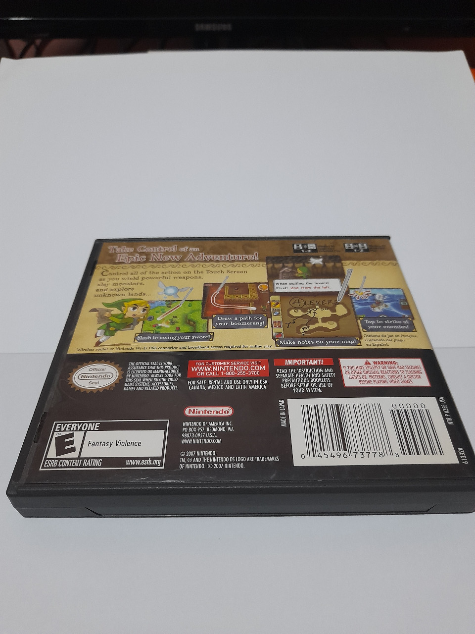 The Legend of Zelda : Phantom Hourglass - USA Second atau Bekas [Game Nintendo NDS DS]