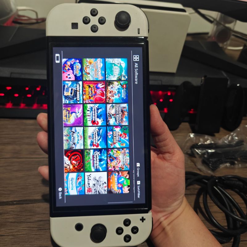 Nintendo Switch OLED CFW 512 Fullgames Trifecta