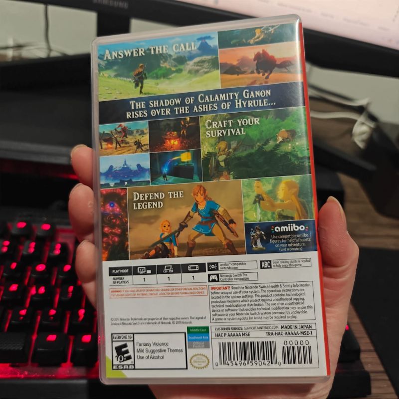 [HYBRID AUCTION GAP 519] Nintendo Switch Game The Legend of Zelda Breath of the Wild