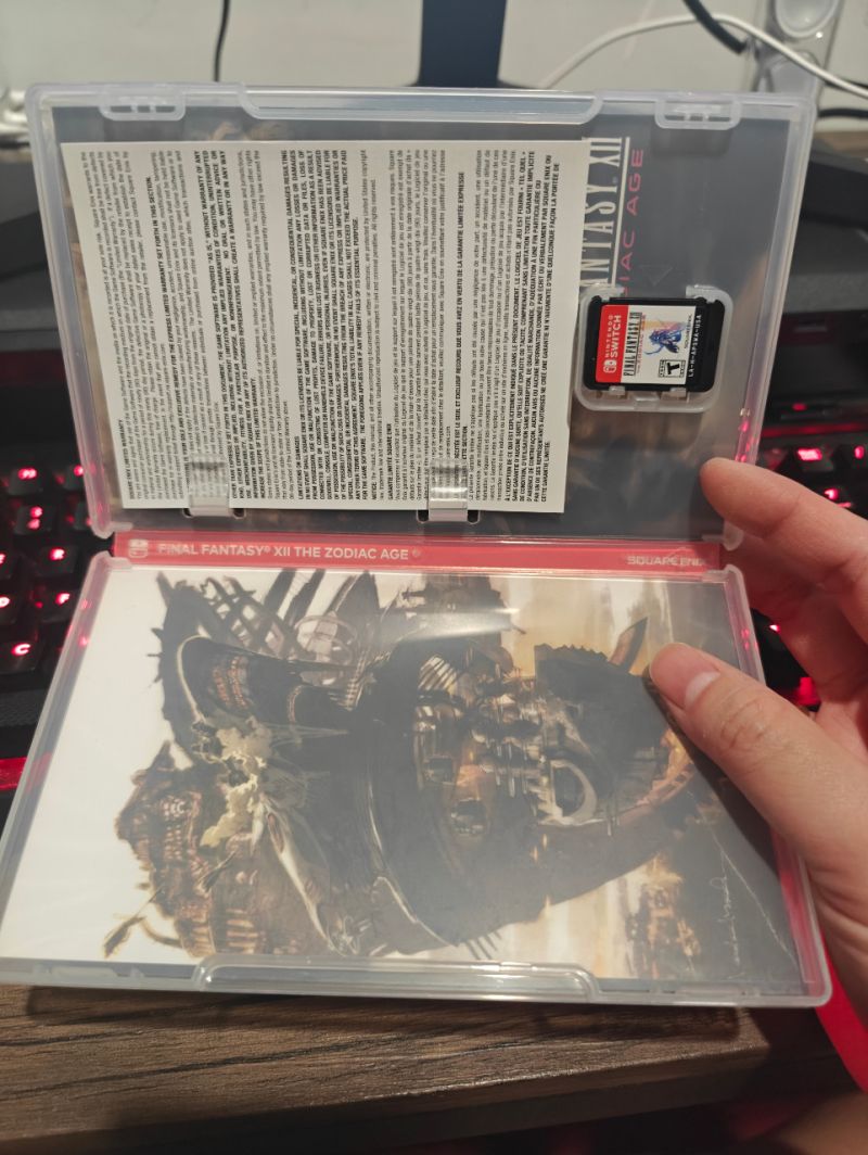 HYBRID AUCTION GAP 510 Nintendo Switch Game Final Fantasy XII The Zodiac Age PURE US