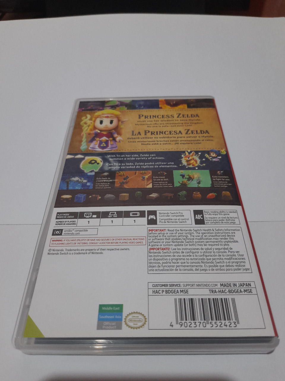 The Legend of Zelda Echoes of Wisdom - USA MDE Second / Bekas [Game Nintendo Switch]