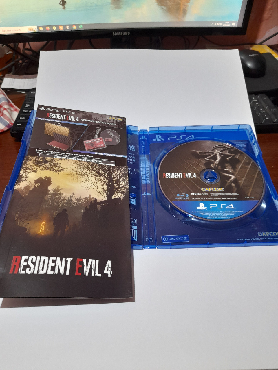 Resident Evil 4 Remake - Region 3 Second / Bekas [Game Playstation 4 / PS4]