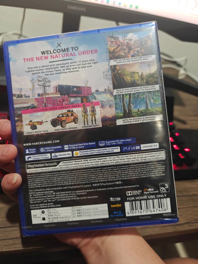 PS4 Game Farcry New Dawn