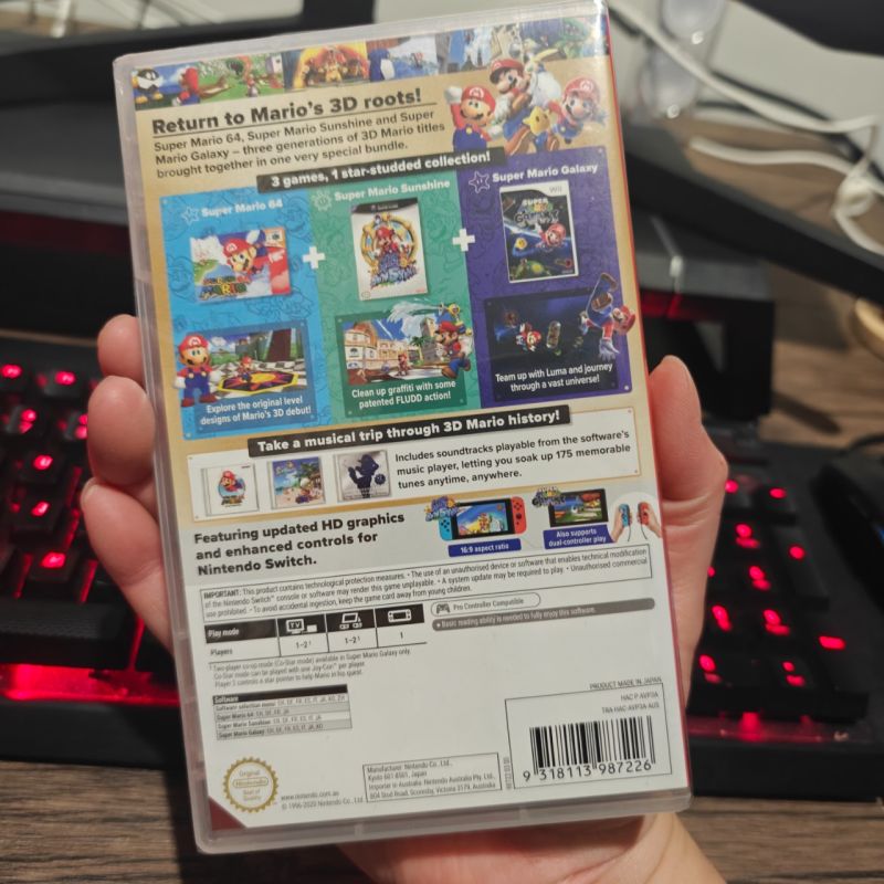 HYBRID AUCTION Nintendo Switch Game Super Mario 3D All Stars