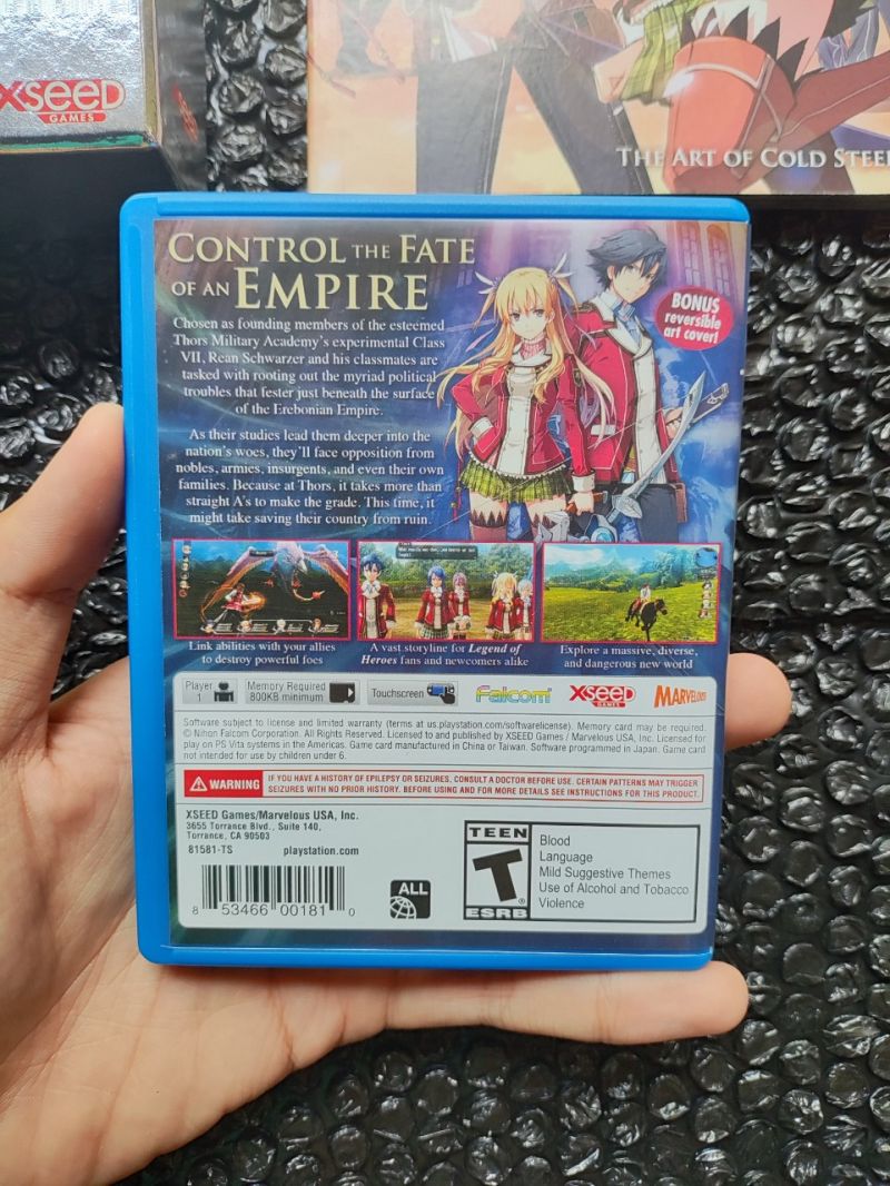 Ps Vita Trials of Cold Steel Lion Hearts Edition