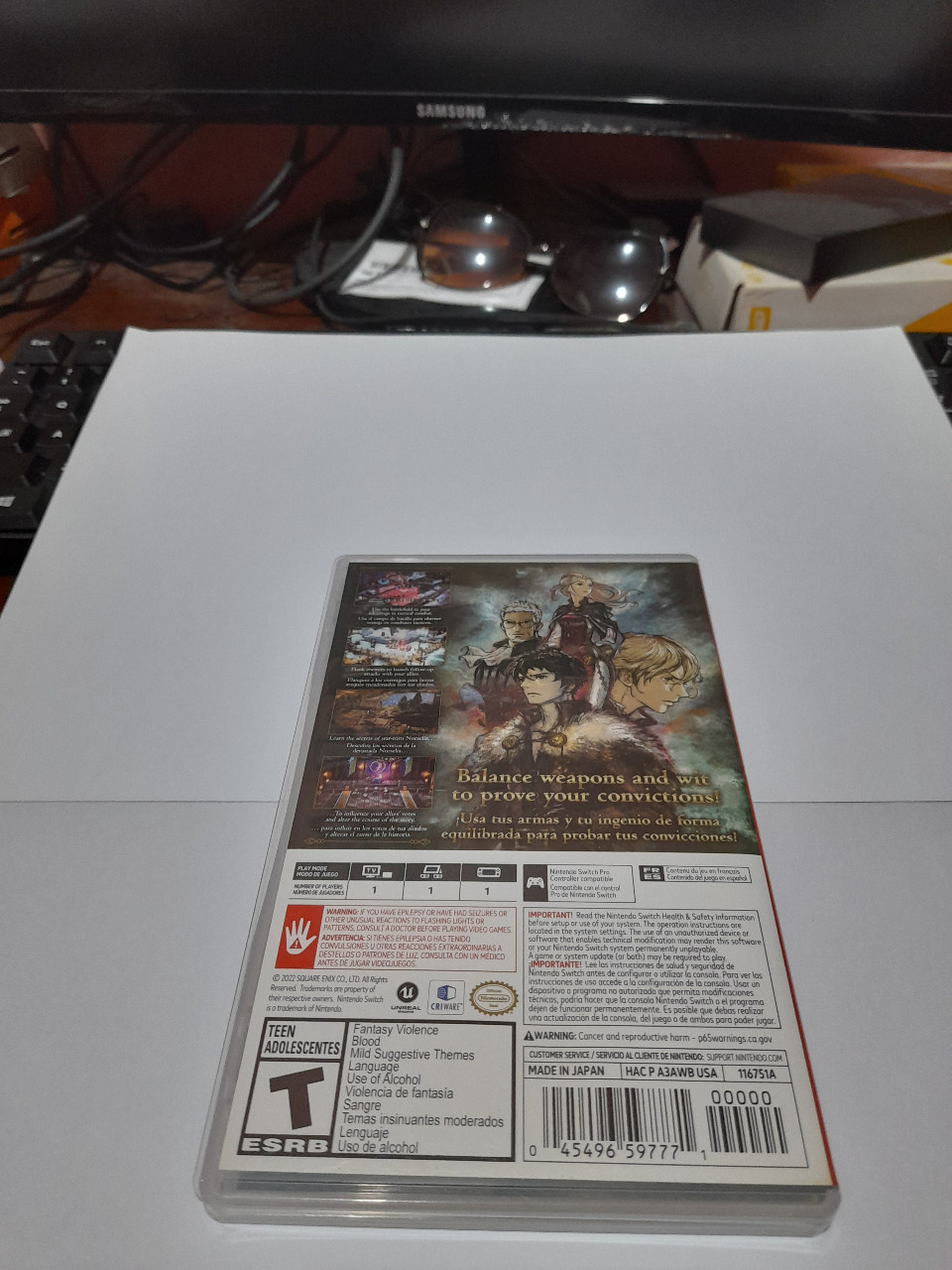 Triangle Strategy - Pure USA Second / Bekas [Game Nintendo Switch]