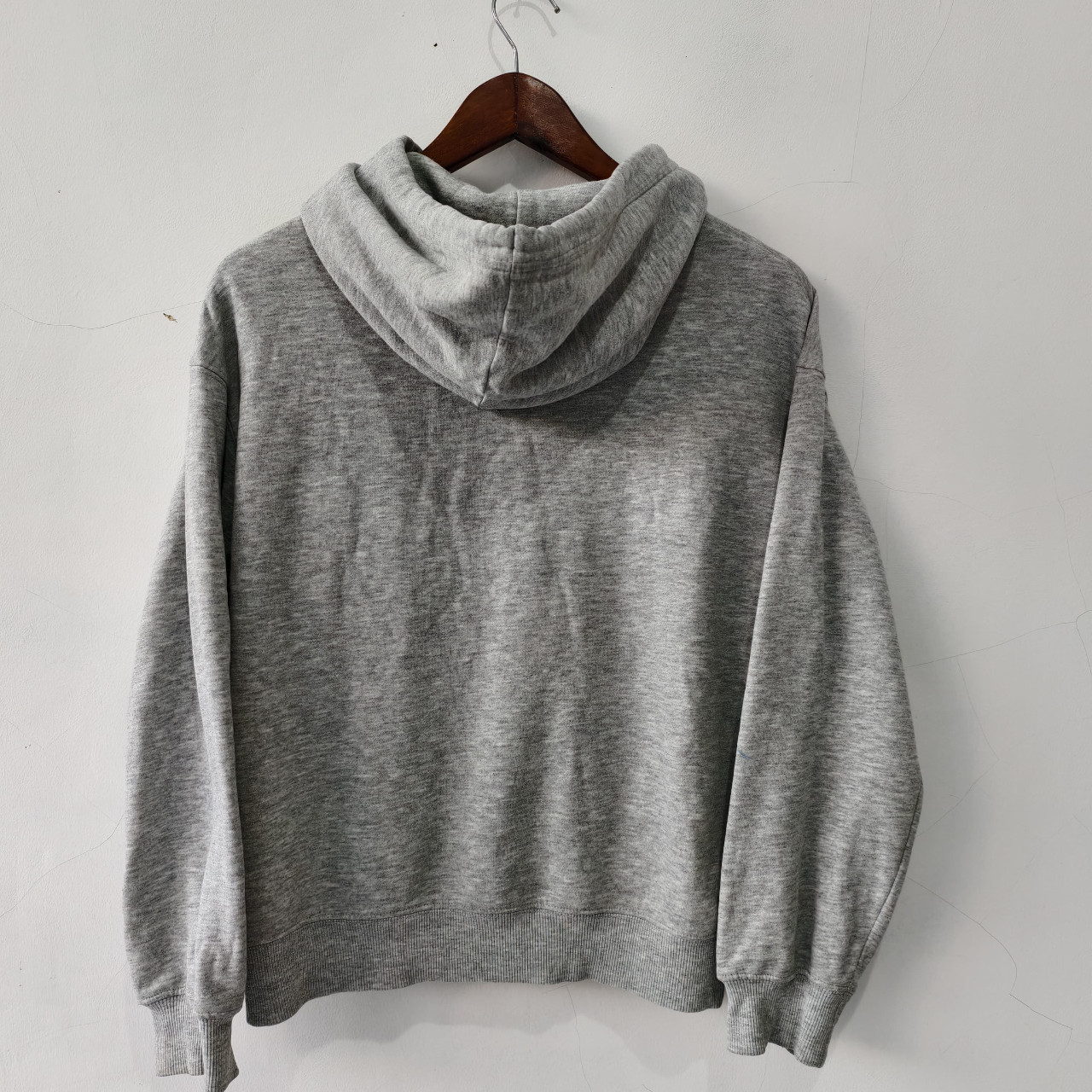 Jaket Hoodie UNIQLO Gray