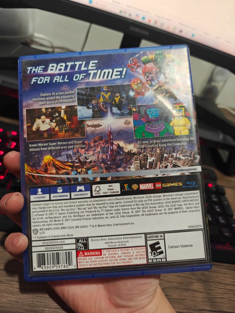 PS4 Game Lego Marvel Super Heroes 2