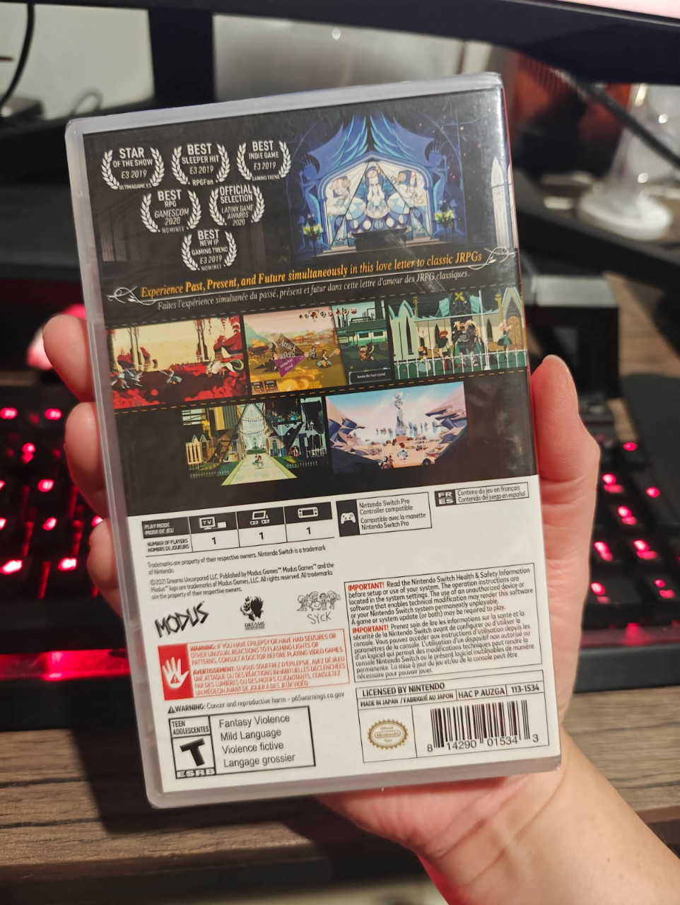 PURE US NINTENDO SWITCH GAME CRISTALES