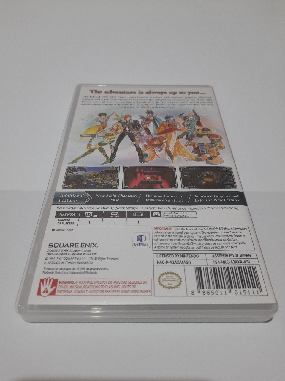 Saga Frontier Remastered - Asia Second / Bekas [Game Nintendo Switch]