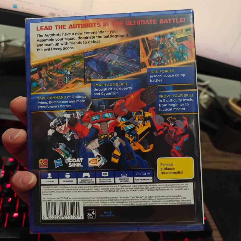 [HYBRID AUCTION GAP 519] New Sealed PS4 Game Transformers Battlegrounds