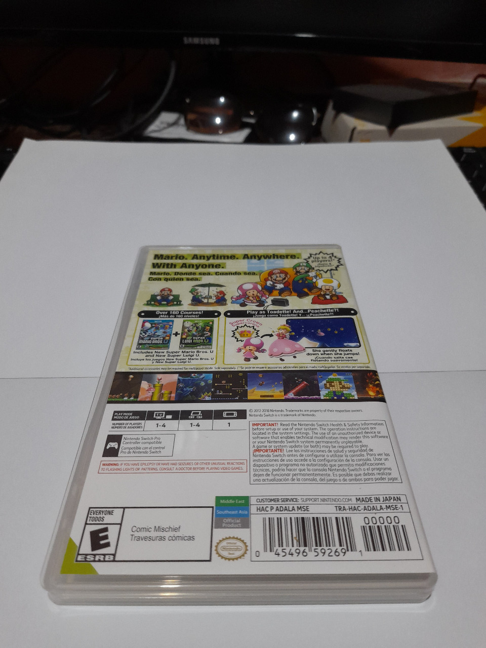 New Super Mario Bros U Deluxe - USA MDE Second / Bekas [Nintendo Switch]