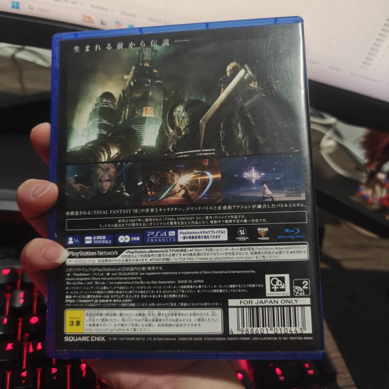 [HYBRID AUCTION] PS4 Game Final Fantasy 7 Remake ENGLISH