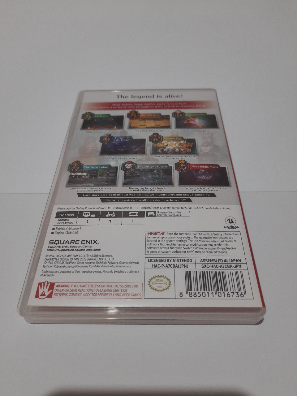 Live A Live - Asia Second / Bekas [Game Nintendo Switch]