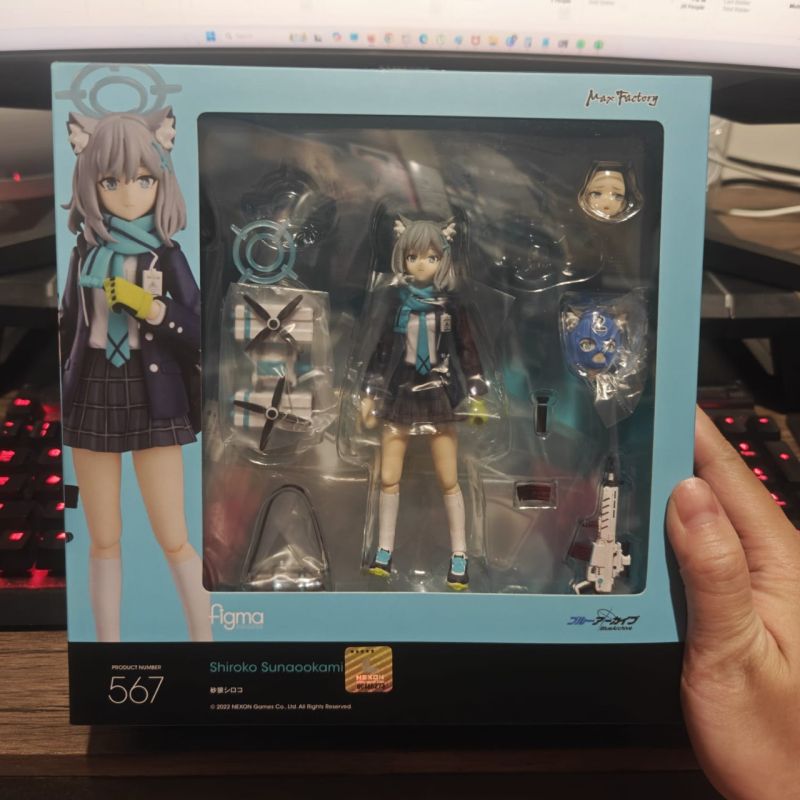[HYBRID AUCTION] Figma Sunaookami Shiroko - Blue Archive